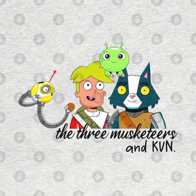 The Three Musketeers and KVN by ShyGirlMerchant